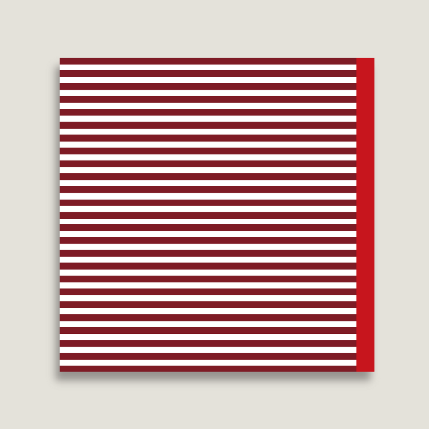 Original Striped - Vibrant Red